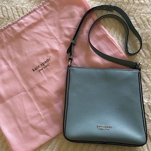 NWOT Authentic Kate Spade New York Hudson Leather Small Messenger Crossbody